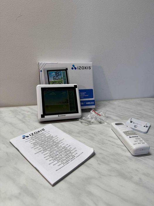 NOWA Stacja Pogody Termometr Bezprzewodowy LCD Cyfrowa Czujnik zew