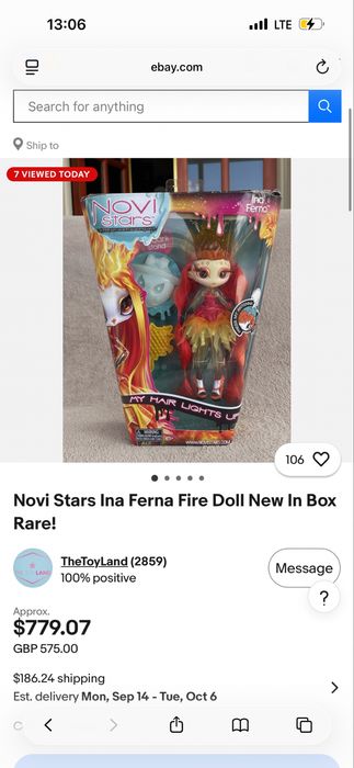 Лялька Novi Stars Ina Ferna