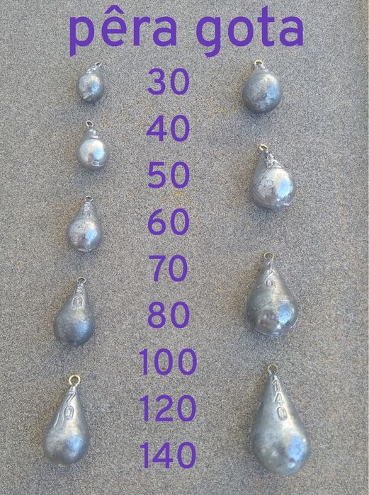 Chumbadas vários modelos