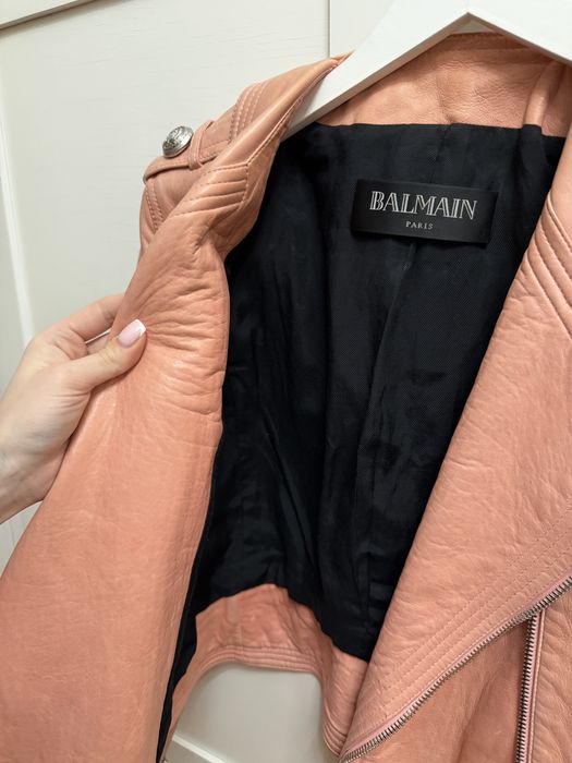 Balmain Paris шкіряна косуха, 100% lambskin