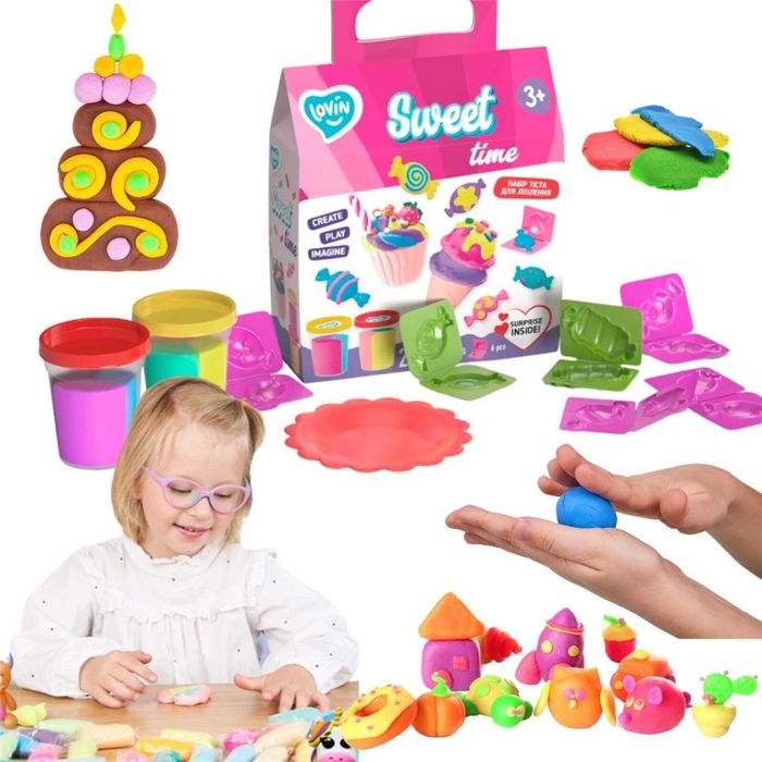 Zestaw ciastoliny piankolina Sweet Time ,180x76 mm