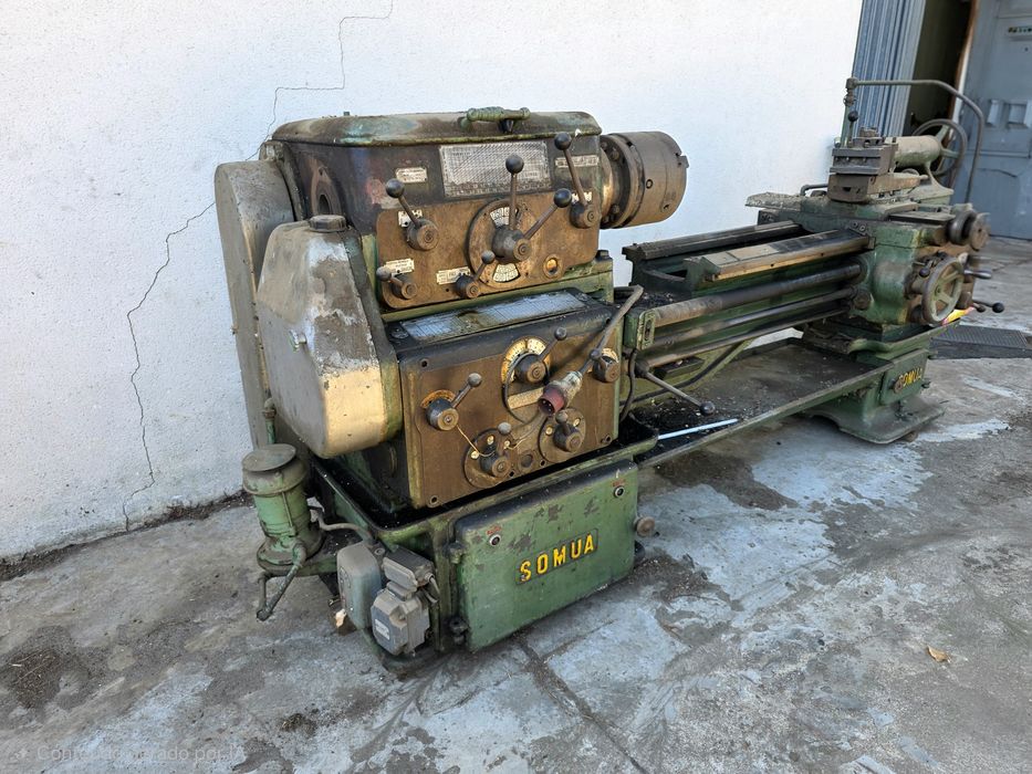 Torno Mecânico SOMUA 230 Industrial – 1,50 m entre pontas