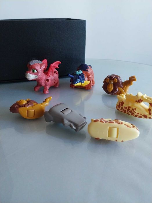 Lote 7 brinquedos, animais, ótimo presente para crianças