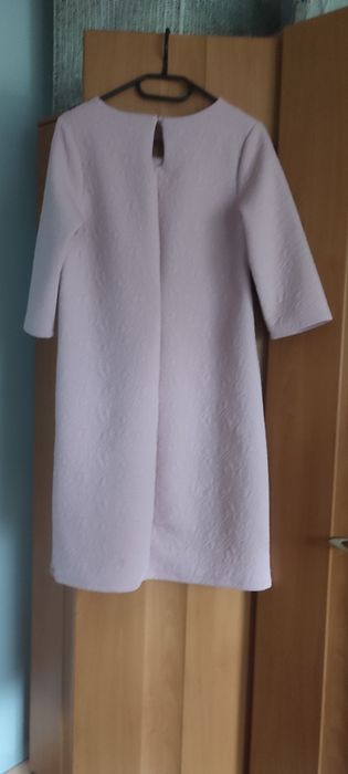 Sukienka pudrowy róż, rozmiar M