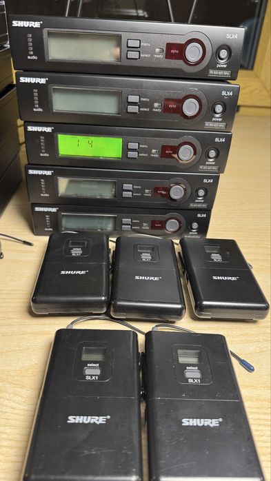 Shure SLX, Shure ULXP, радіомікрофон, бодіпак та головна гарнітура