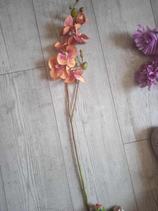 Sztuczne duże kwiaty 5 sztuki