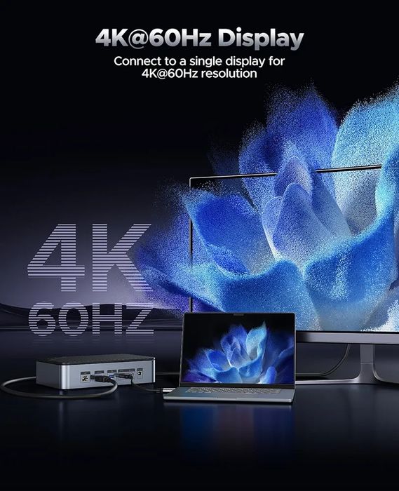 ORICO D35M2 USB-C Док-станція 10-в-1 для M.2 NVMe/SATA SSD і 2.5″/3.5″