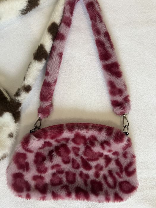 Сумка пухнаста, поясна, через плече