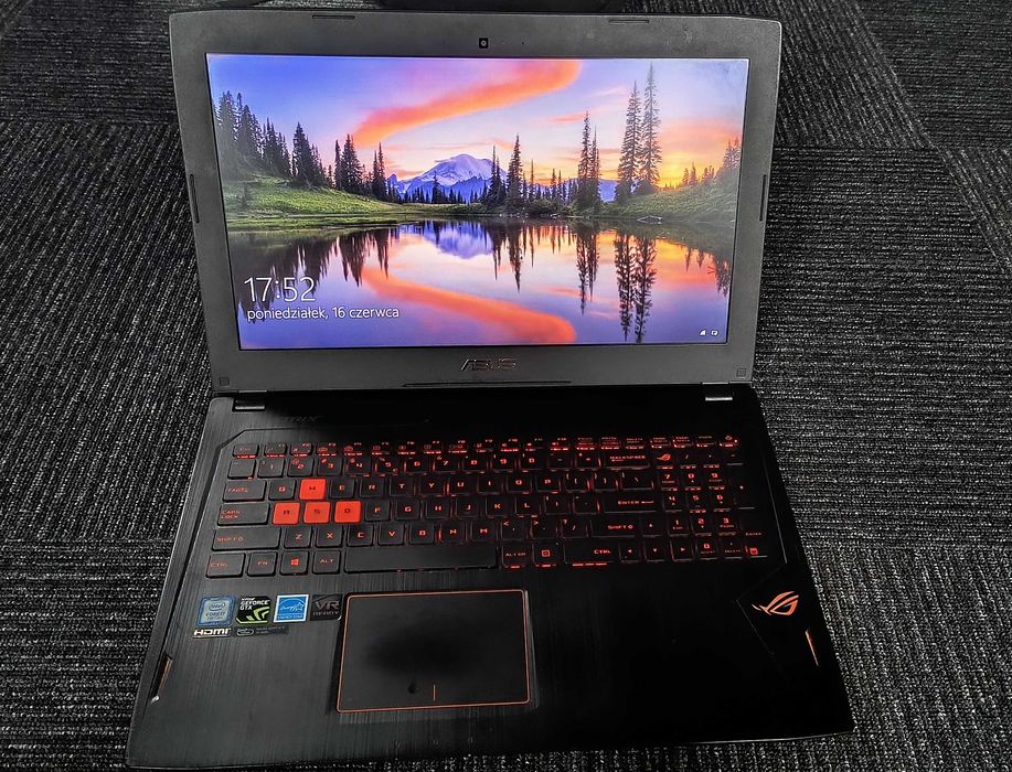 Laptop ASUS GL502VS - wydajny do gier i zadań biurowych- świetny stan!