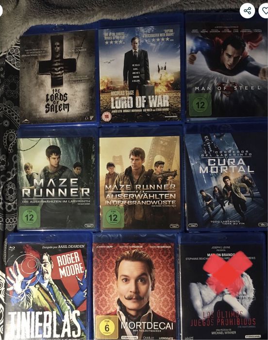 Vários Blu  ray sem legendas em Português P2