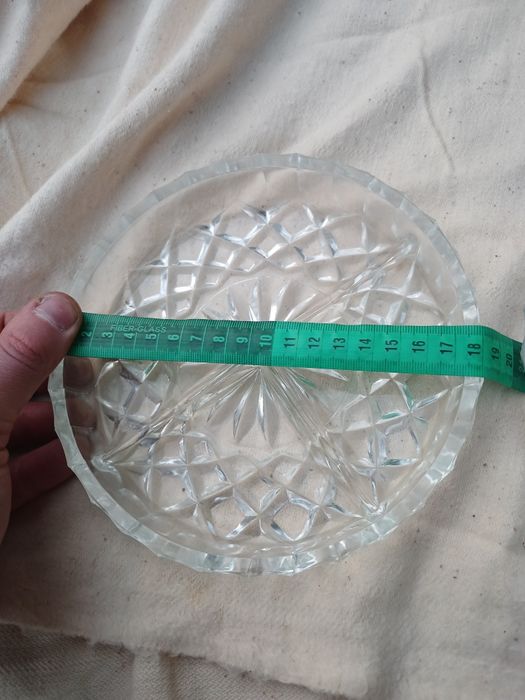 Хрустальные пиалки с перегородкой 2 шт