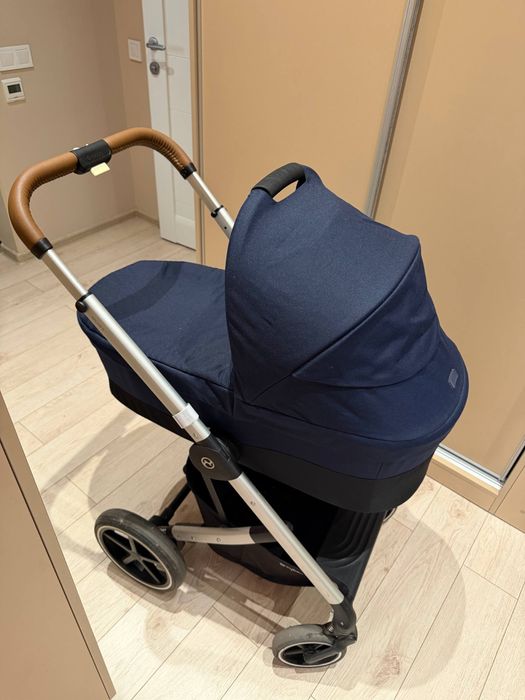 Коляска / візок Cybex Balios S Lux Silver 2 в 1 Ocean Blue
