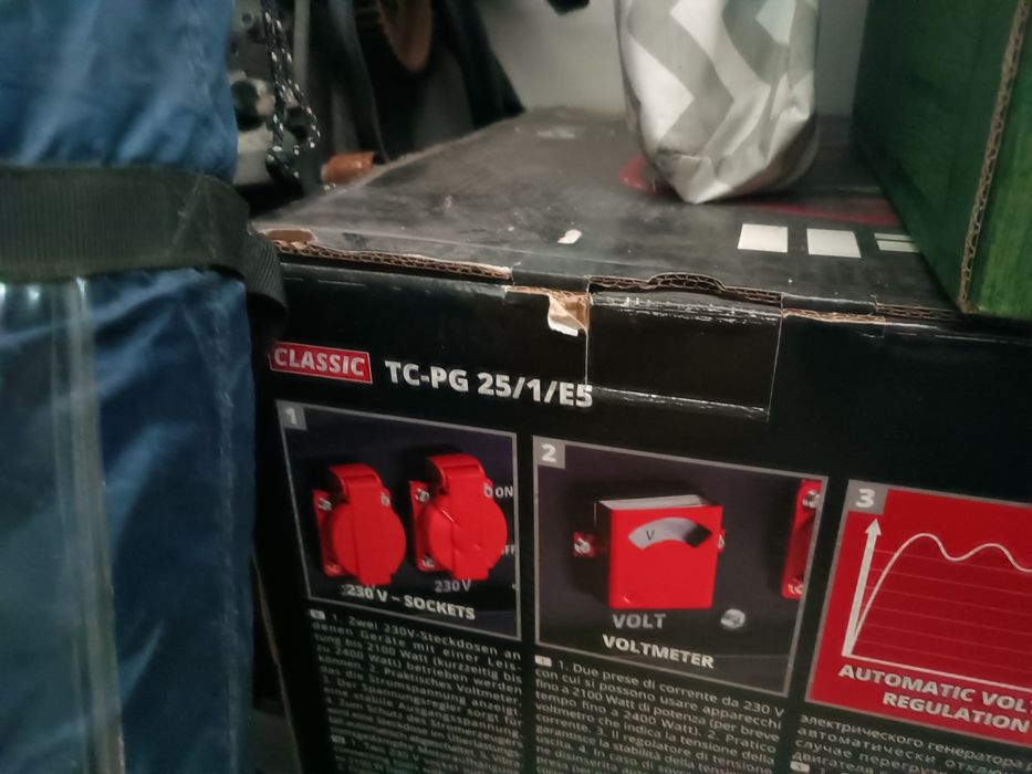 Agregat prądotwórczy Einhell TC-PG 25/1/E5 – NOWY, fabrycznie zapakowany!