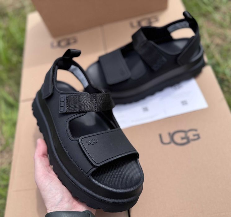 Босоножки / Босоніжки UGG Goldenglow Sandals Black Оригінал / Угг Сандалі / Уггі / Угги /Уги