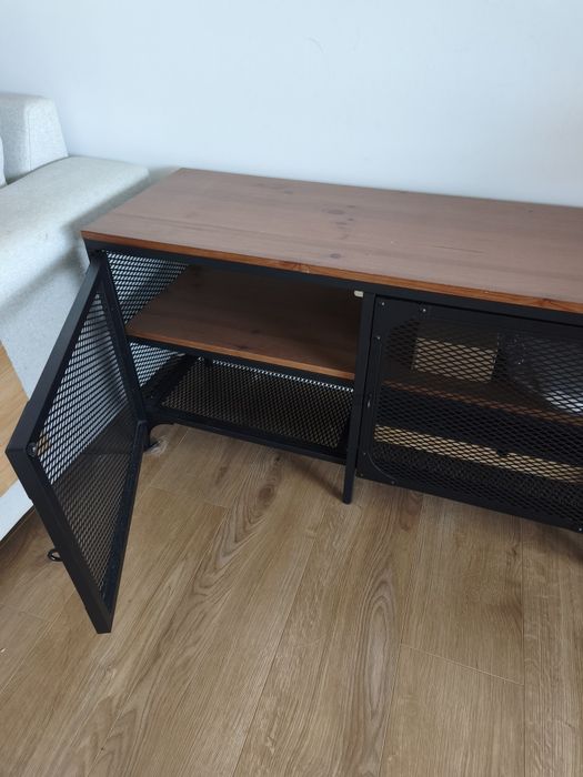 Rack Estante Ferro e Madeira IKEA
