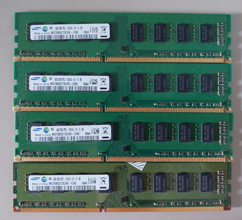 Pamięć RAM DDR3 Samsung 4x4GB 16GB