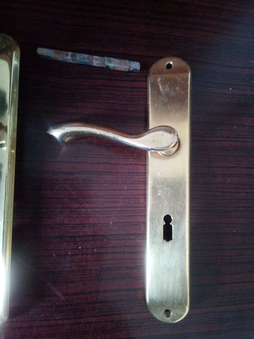 Puxadores de porta interior douradas, como NOVAS!