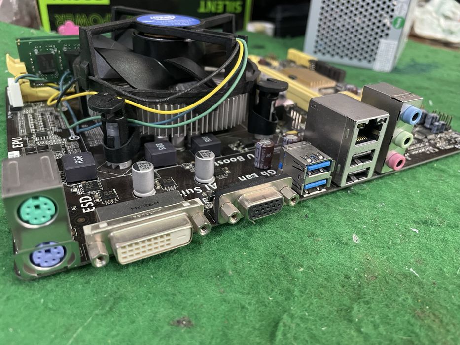 Bundle Board Asus H81M-K LGA1150 + i5-4570S + Cooler Intel + 12GB DDR3 Crucial + Fonte 500W