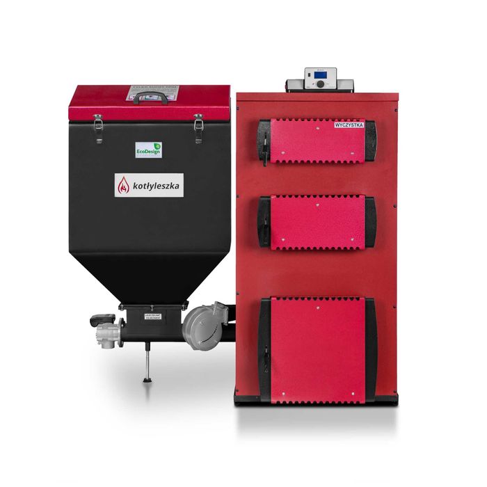 Kocioł piec c.o. 5 klasa HEKLA 45 kW ekogroszek kotlyleszka ecodesign