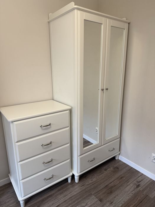Szafa z lustrem i komoda TYSSEDAL Ikea