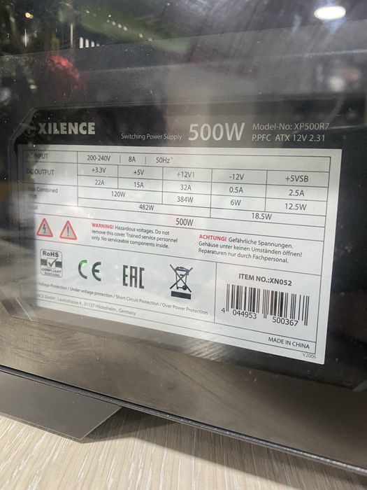 Компʼютер ігровий / Ryzen 5 2600/16GB/512 SSD NVmE/RX 580