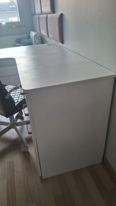 Biurko narożne białe