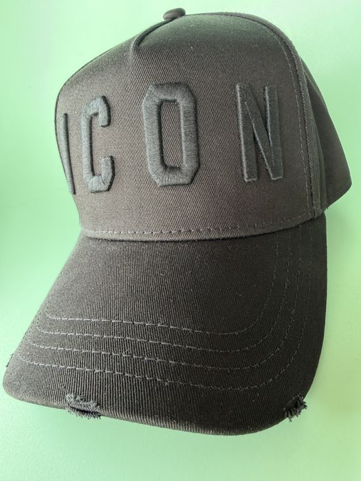 Oryginalna bejsbolówka czapka z daszkiem DSQUARED2 ICON BCM4001 05C00001 stan idealny, gwaracja sklepowa