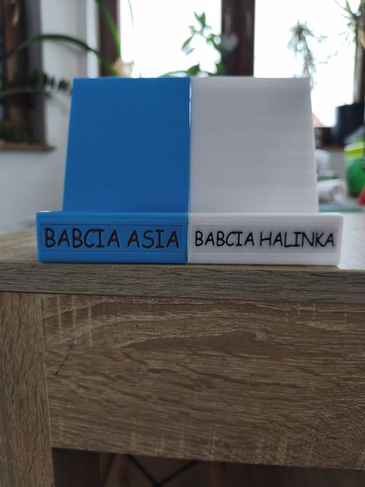 Druk 3d, stojak telefon personalizowany