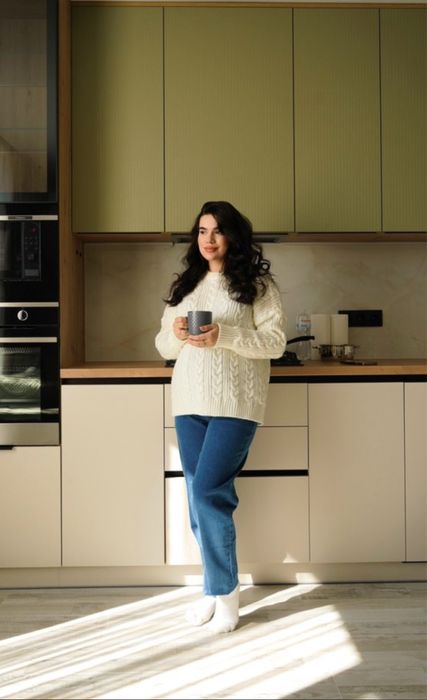 Зимовий светр на вагітну розмір S-M-L