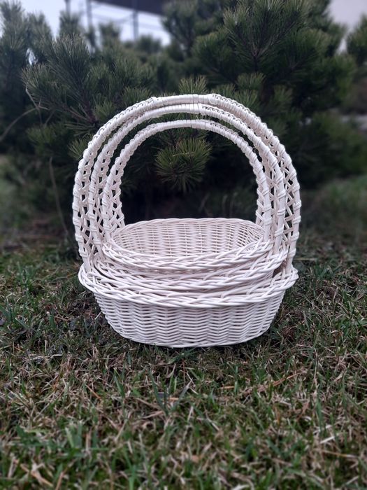 Пасхальні кошики З відбіленоі лозитільки опт