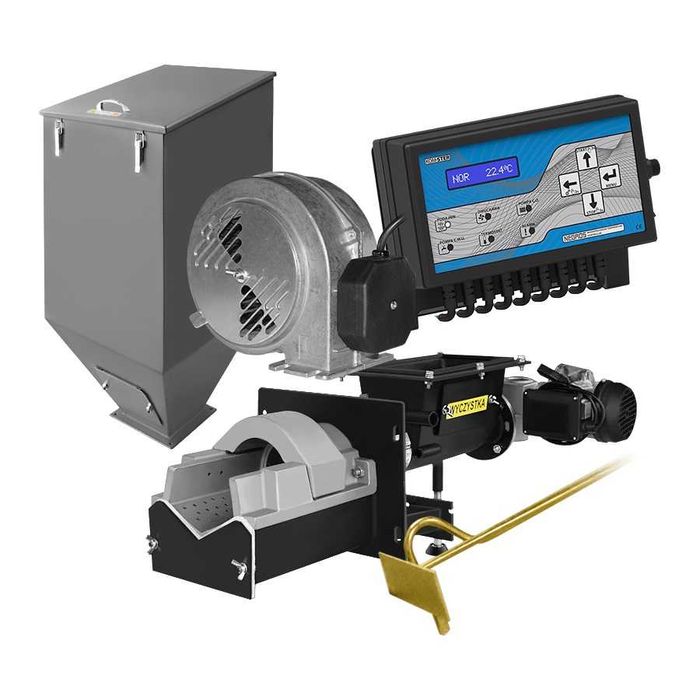 Pakiet do kotła pieca, podajnik sterownik zasobnik, na eko-groszek 35