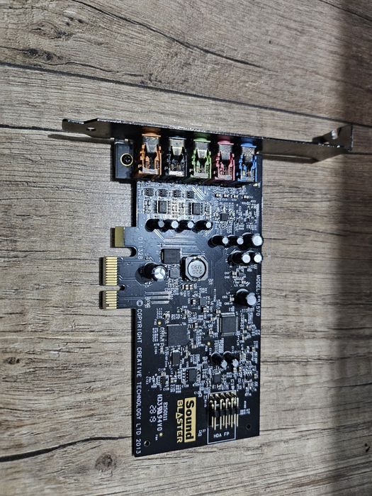 Karta dźwiękowa Creative Sound Blaster Audigy Fx uszkodzona