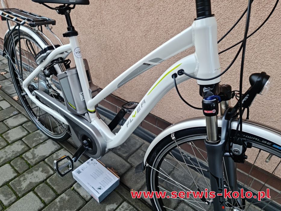Rower elektryczny damski damka FLYER koła 28 SHIMANO NEXUS okazja