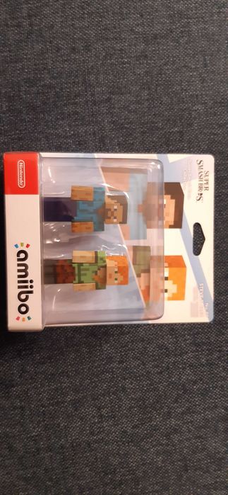 Amiibo Smash Steve & Alex 89, nintendo switch minecraft