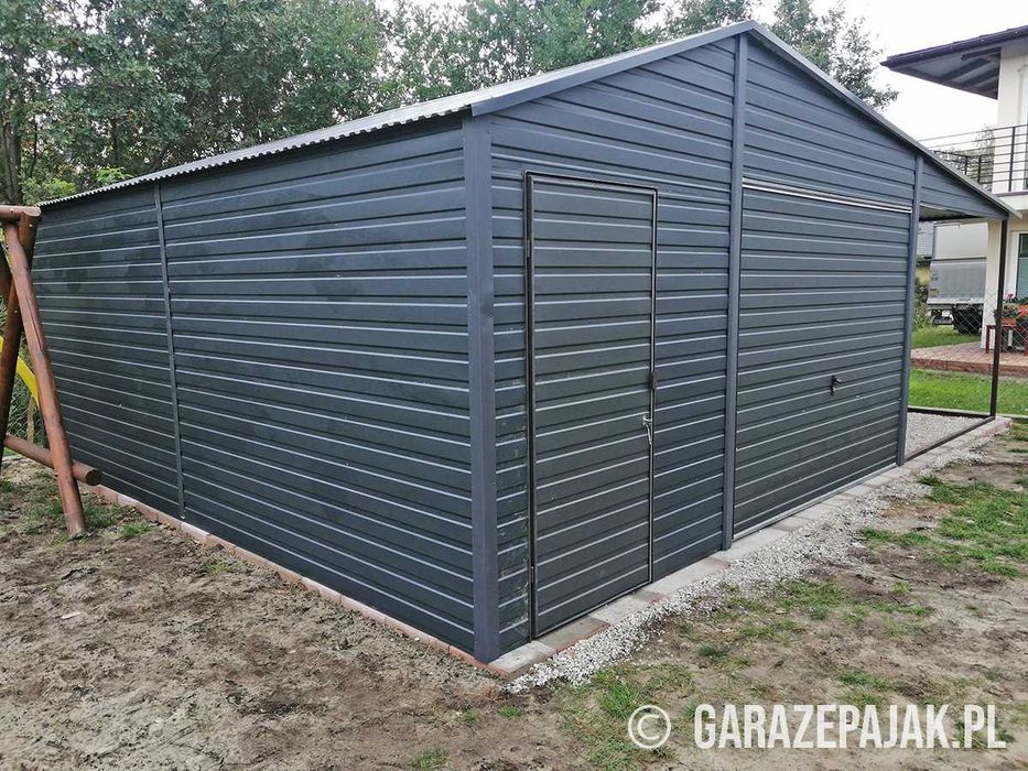 Garaż blaszany 7x5.5m ,garaże blaszane , blaszaki,wiaty,hale