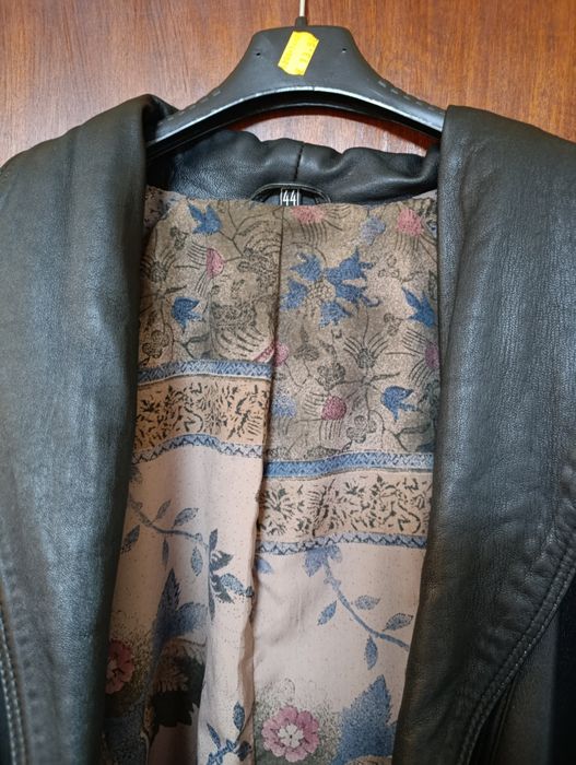 Sobretudo e casaco de couro