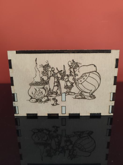 Caixa para coleção de moedas Asterix!