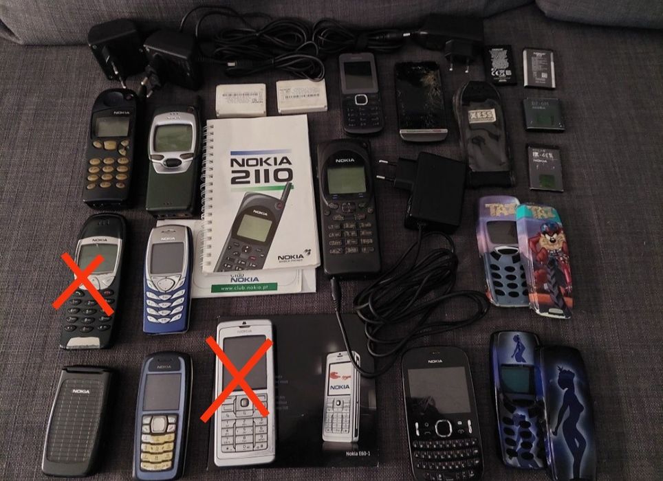10 a telemóveis Nokia das primeiras gerações