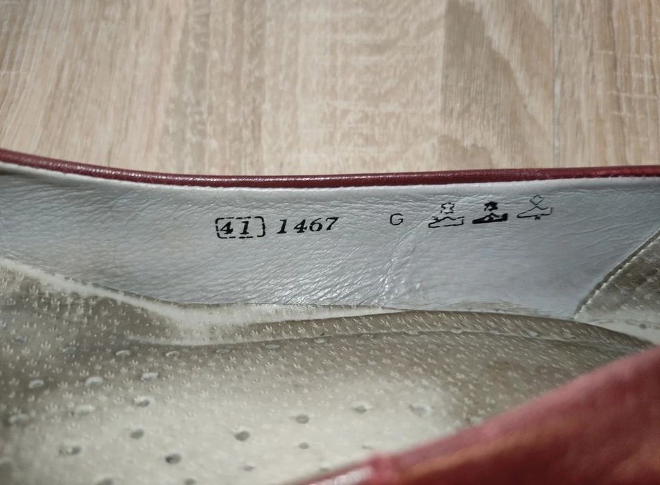 Eleganckie buty PESCO roz. 41 skóra naturalna 100% prawdziwej, brązowe