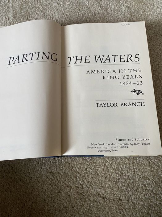 Англ.мова Parting the Waters America in the King Years, 1954–63