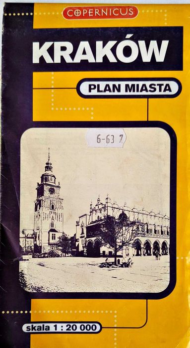 Kraków - plan miasta 2 sztuki