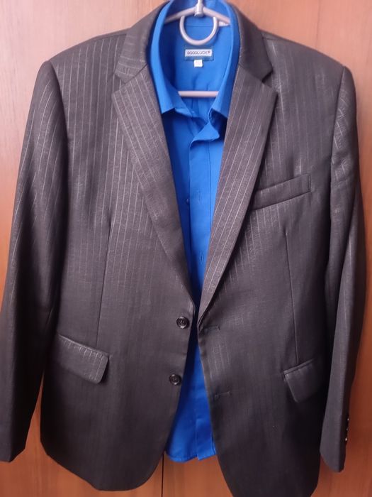 Сорочка та піджак на хлопчика 11, 12, 13 років жекет дитячий