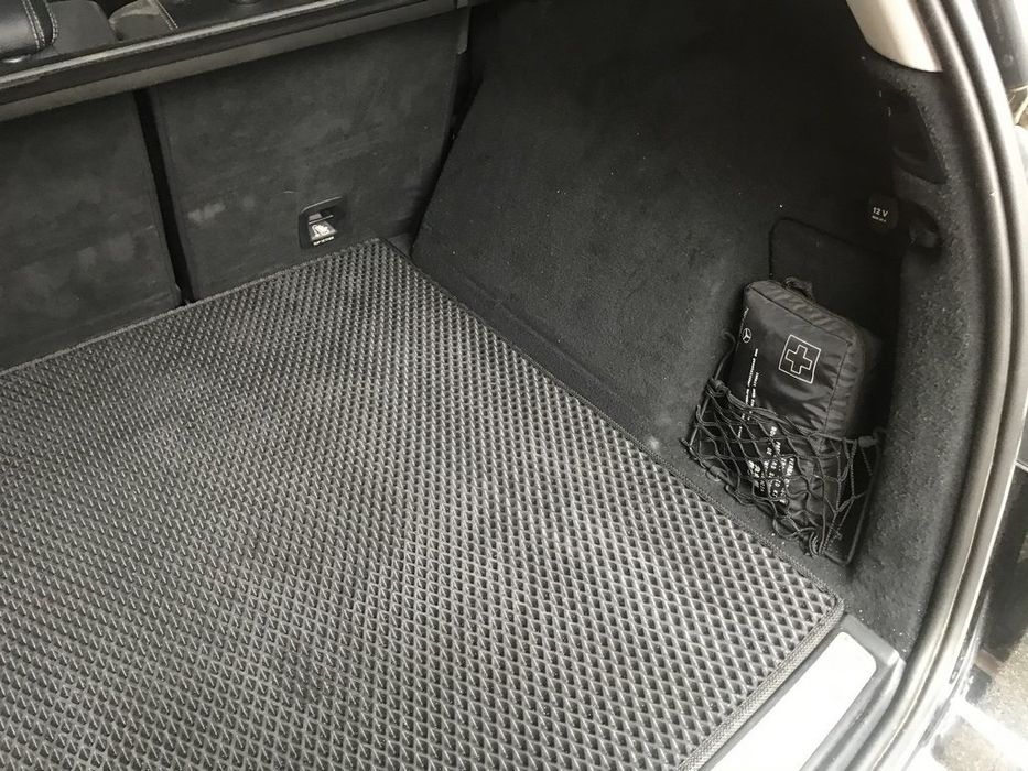 Mercedes ML GLE W166 Коврик багажника (EVA, полиуретановый, черный)