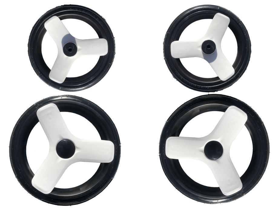 KOŁA PIANKOWE Do Wózka Dziecięcego – NOWE! Komplet 4 szt