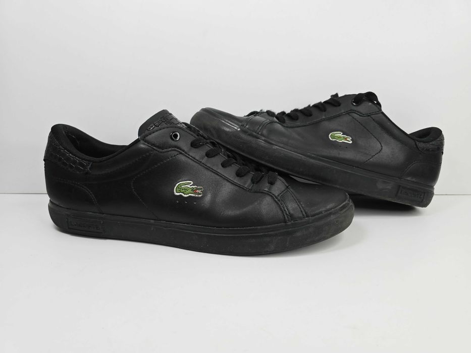 BUTY LACOSTE powercourt Leather Black r. 45