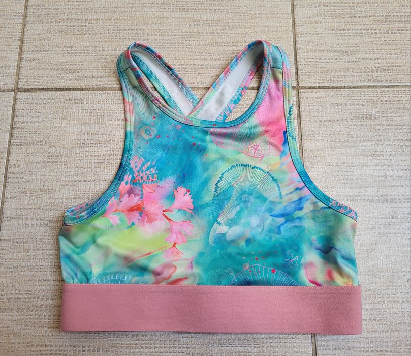 2 sportowe staniczki dziewczęce Reserved 134-140