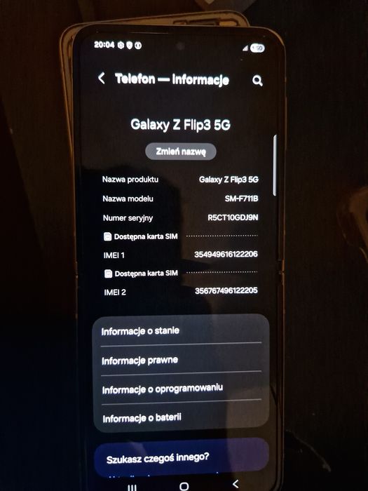 Płyta Główna Samsung Z Flip 3 8/256