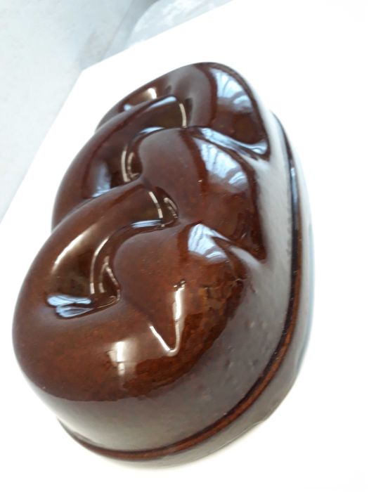 Retro forma ceramiczna do pieczenia ciasta