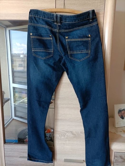 Spodnie damskie jeansowe L