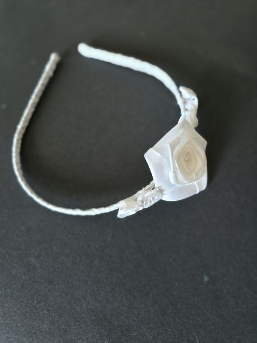 Opaska dziecięca koronkowa,  r. uniwersalny